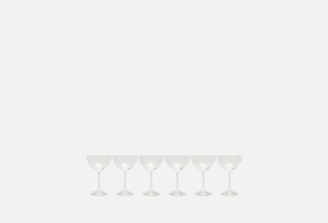 Изображение товара Бокалы креманки 340 мл Crystalex Waterfoll