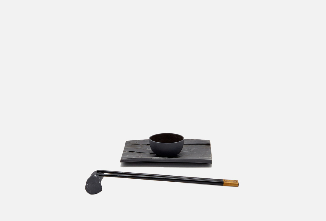 Набор для суши CMIELOW SUSHI NATURE 3 it. black 1 шт набор тарелок cmielow craft colored голубой 1 шт