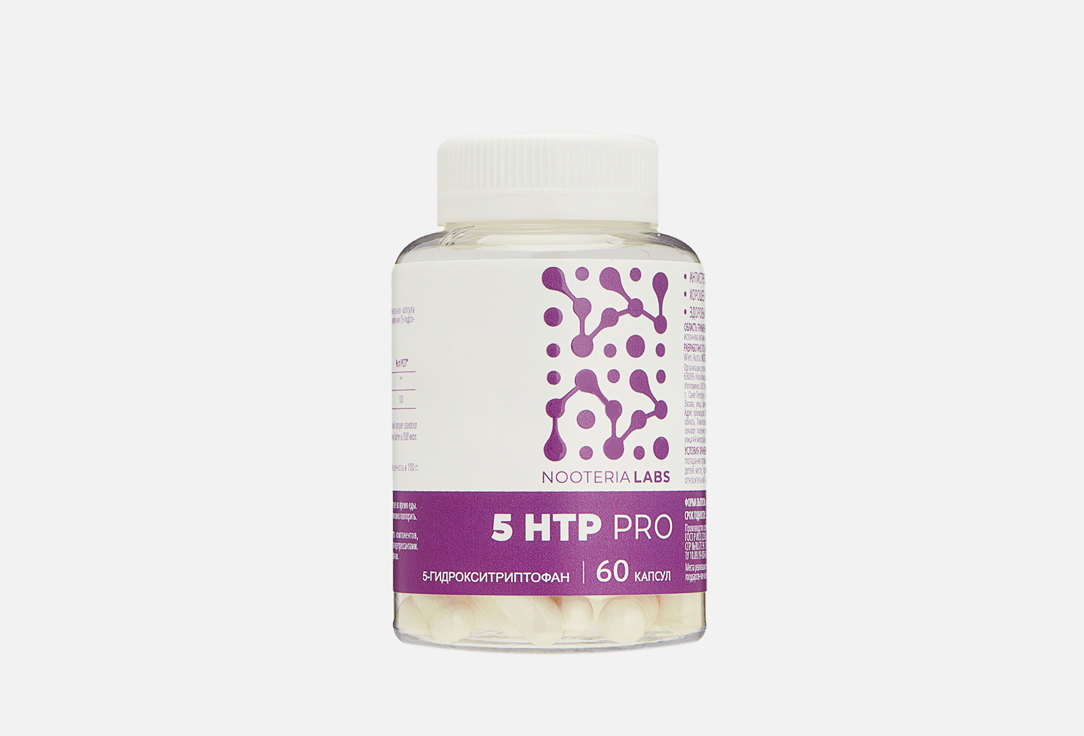 5HTP Гидрокситриптофан NOOTERIA LABS Pro 100 мг в капсулах 60 шт биологически активная добавка nooteria labs sleep deep 80 шт