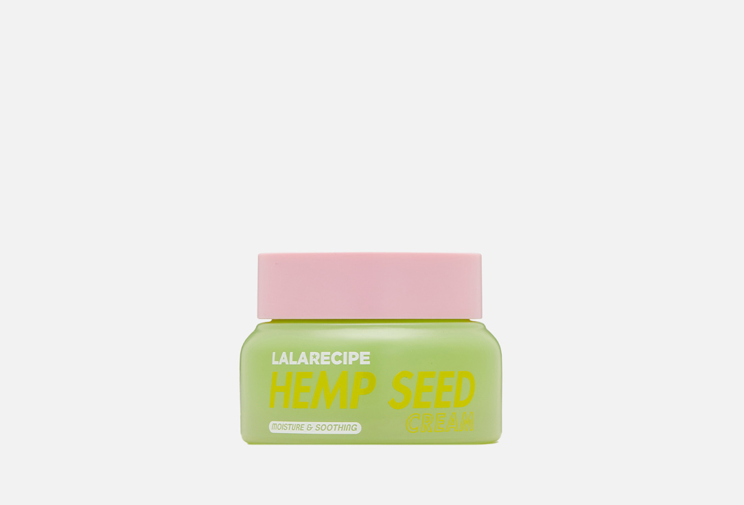 Крем для лица LALARECIPE Hemp seed cream 50 мл лосьон для лица с маслом семян конопли hemp seed solution calming lotion 310мл