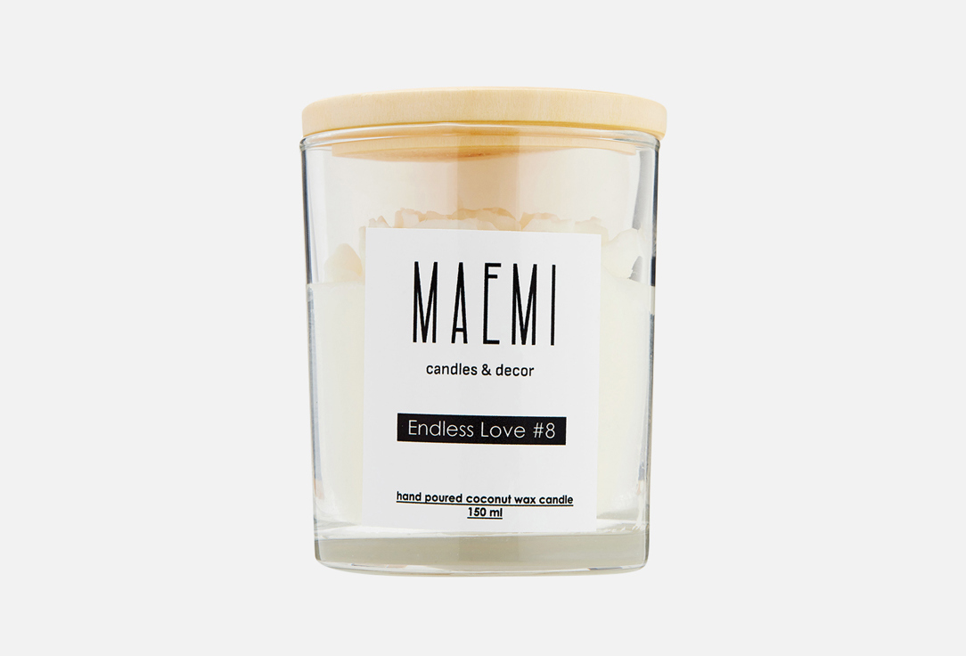 

Свеча формовая MAEMI, Белый, BLOSSOM GLASS 150 мл