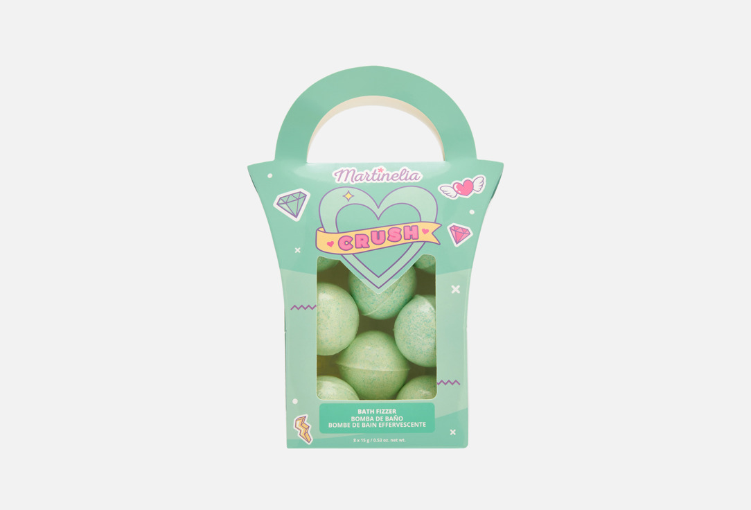 

Набор бомбочек MARTINELIA, Зеленый, Crush Bath Bombs Pack (green) 8 шт