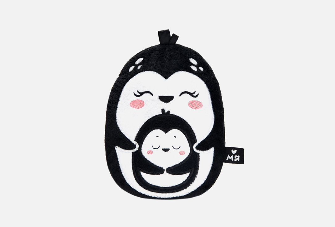 

Игрушка-грелка 3 в 1 МЯШЕЧКИ, Пингвин с пингвиненком с вишневыми косточками 1 шт