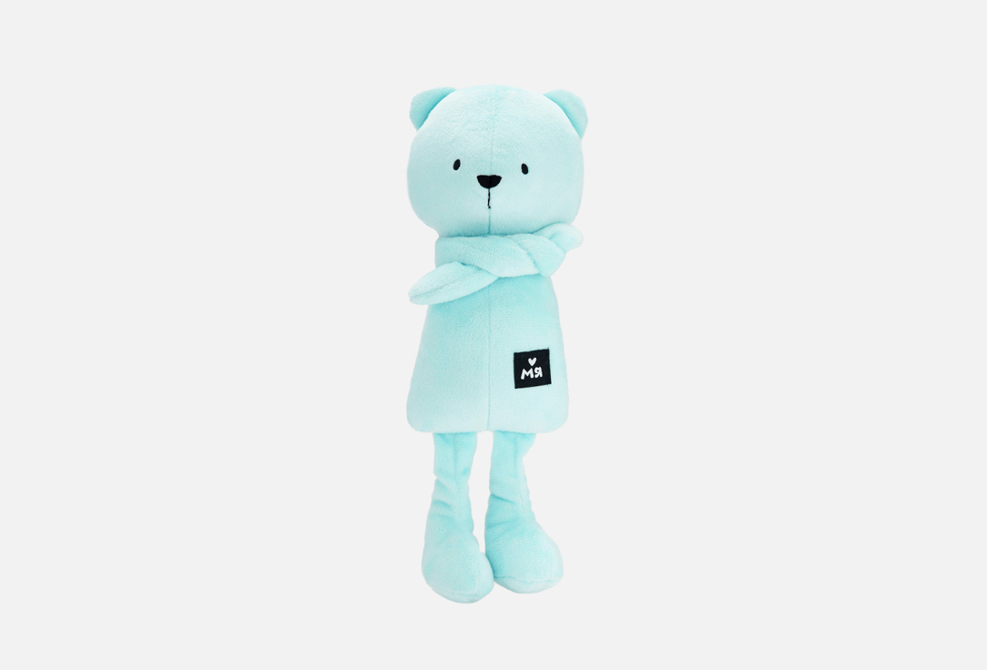 Изображение товара Развивающая мягкая игрушка Мяшечки Мишка Джордж тиффани бирюзовая для малышей