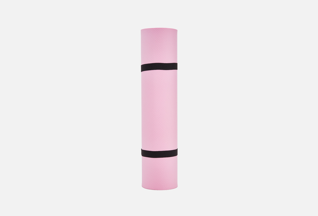 Коврик для йоги и фитнеса ECOFIT С резинками розовый 1 шт цена и фото