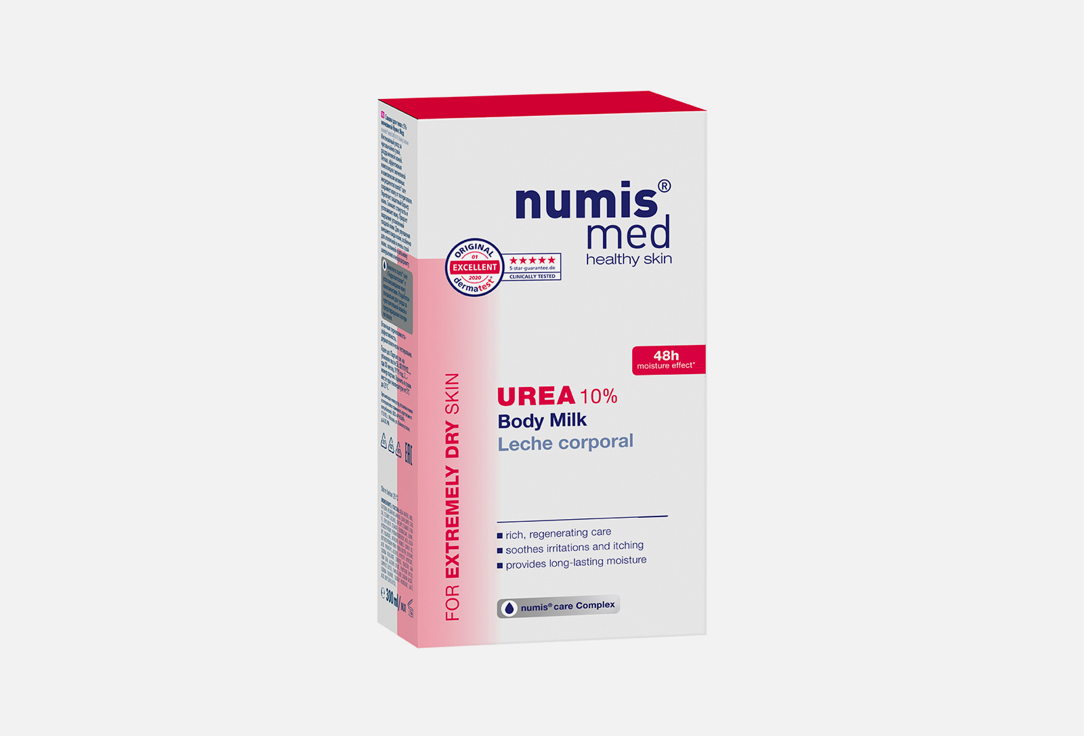Изображение товара Молочко для тела Numis med Body Milk UREA 10% 300 мл гиперсухая кожа увлажнение