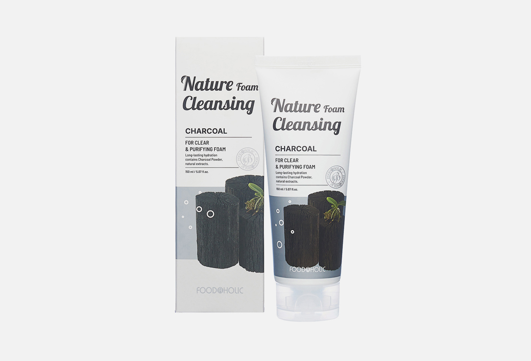 Изображение товара Очищающая пенка для лица FoodaHolic CHARCOAL с древесным углём 150 мл