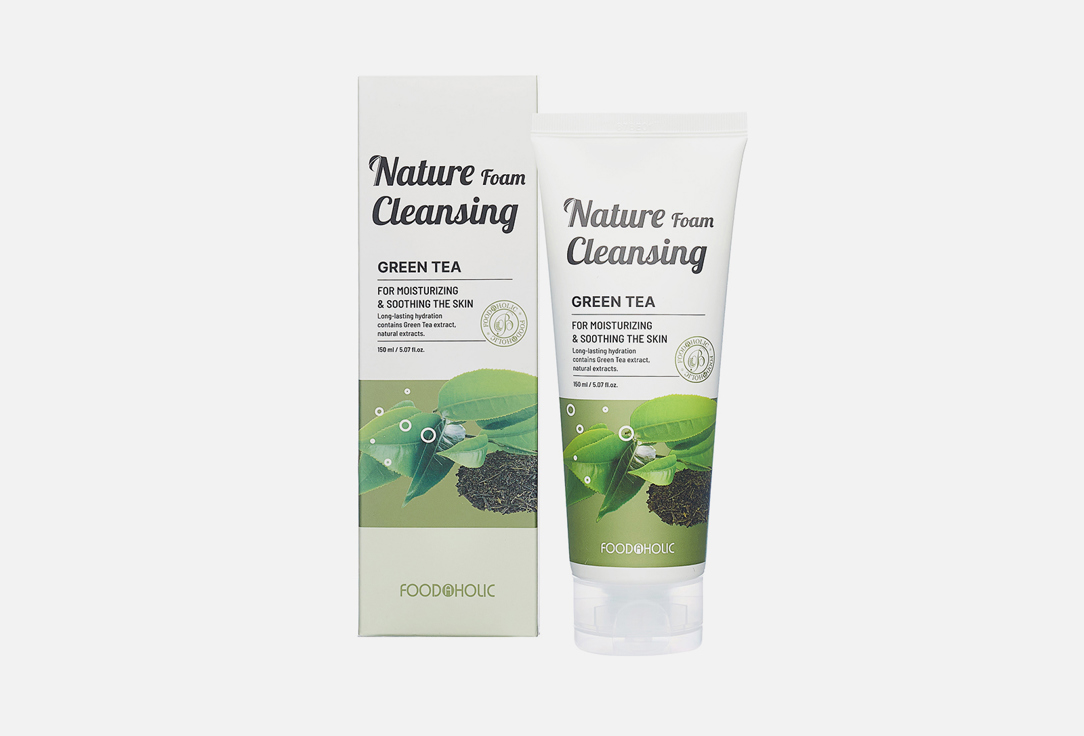 

Очищающая пенка для лица FOODAHOLIC, GREEN TEA 150 мл