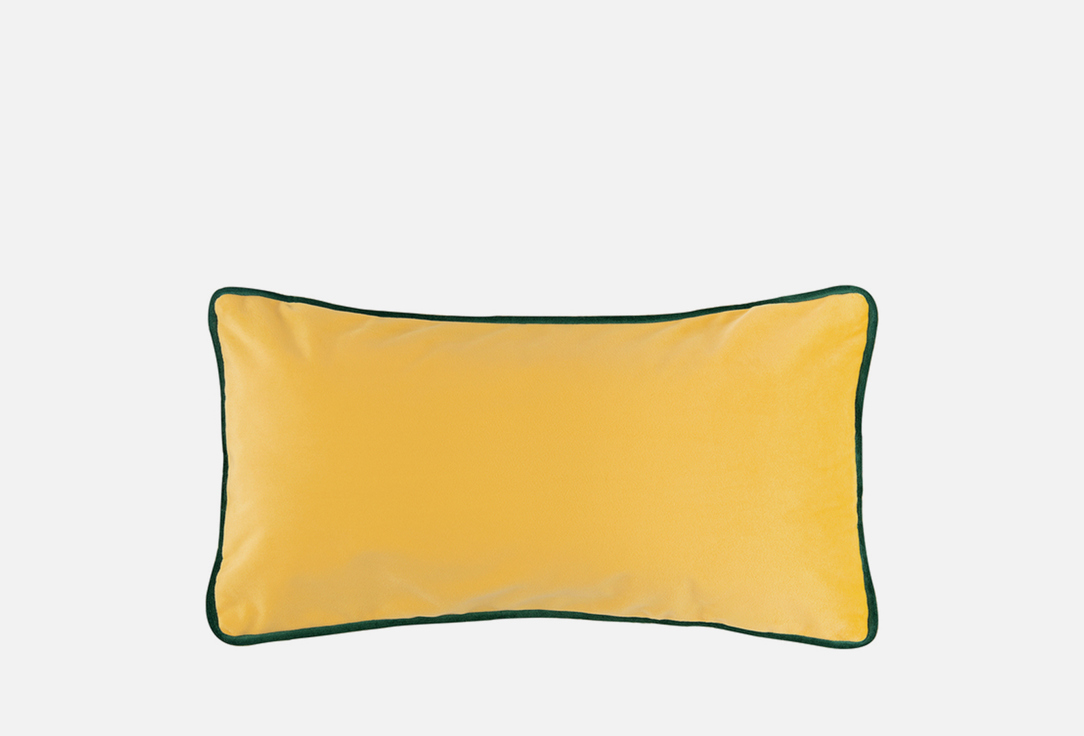 Декоративная подушка Moroshka Shangri La, желто-зеленая 