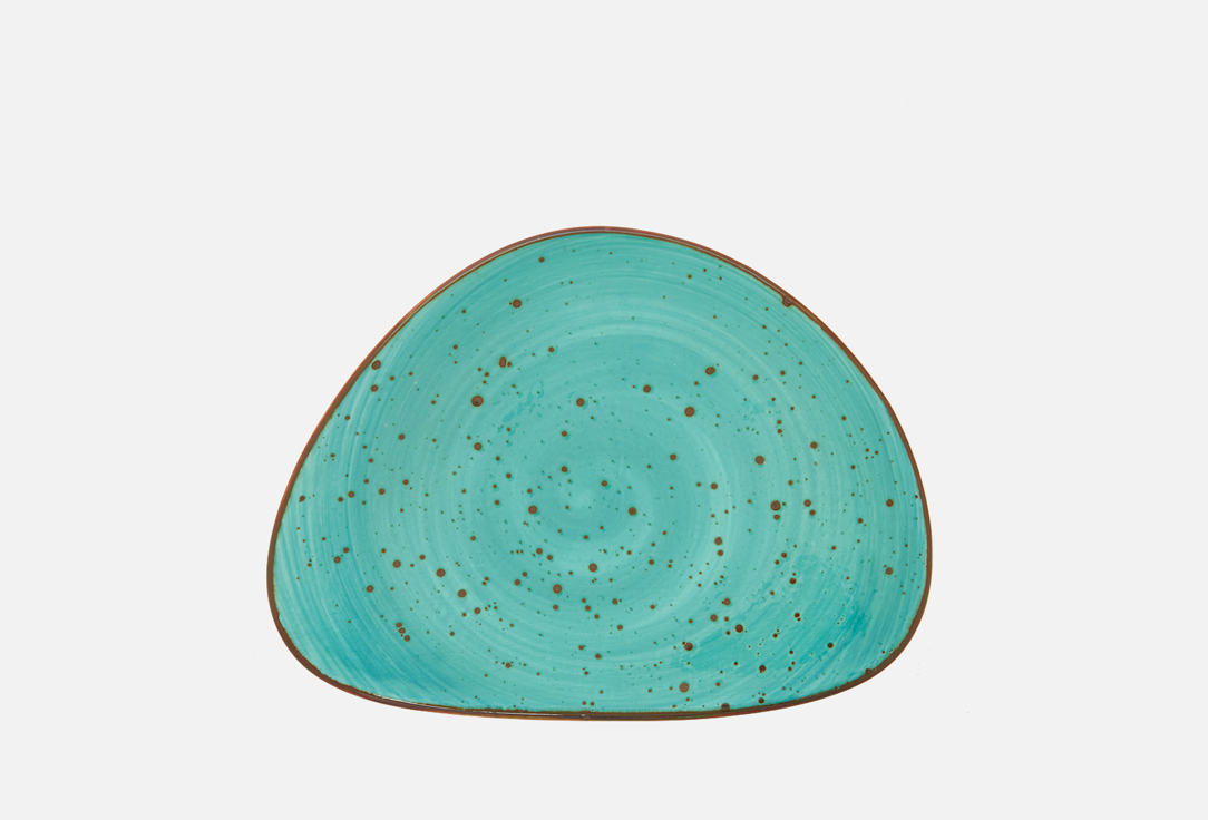 Тарелка мелкая SAMOLD HORECA TURQUOISE 22x17 см 1 шт глубокая тарелка samold хорека бирюза 1 шт