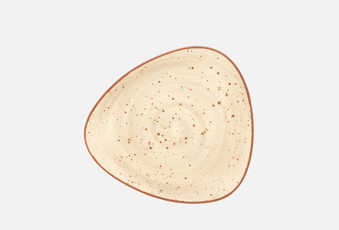 

Тарелка мелкая SAMOLD, Бежевый, HORECA GRAPHITE 27x25 см 1 шт