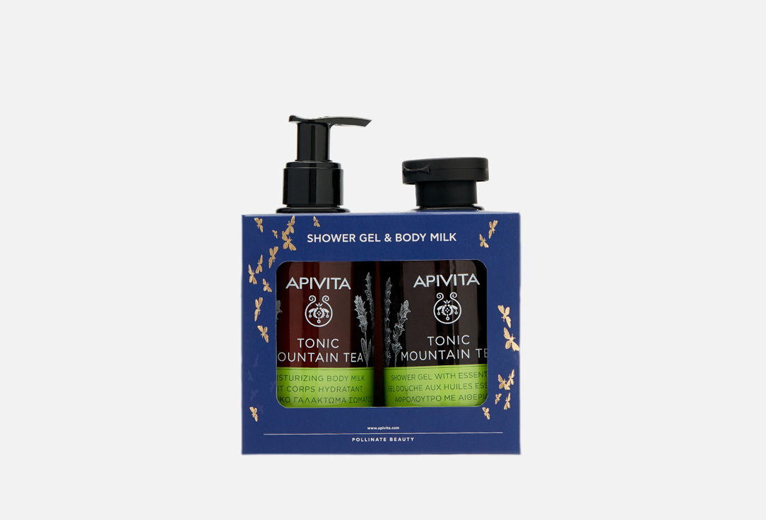 подарочный набор по уходу за телом APIVITA Tonic montain tea 2 шт подарочный набор по уходу за телом olea olive therapy 1 шт