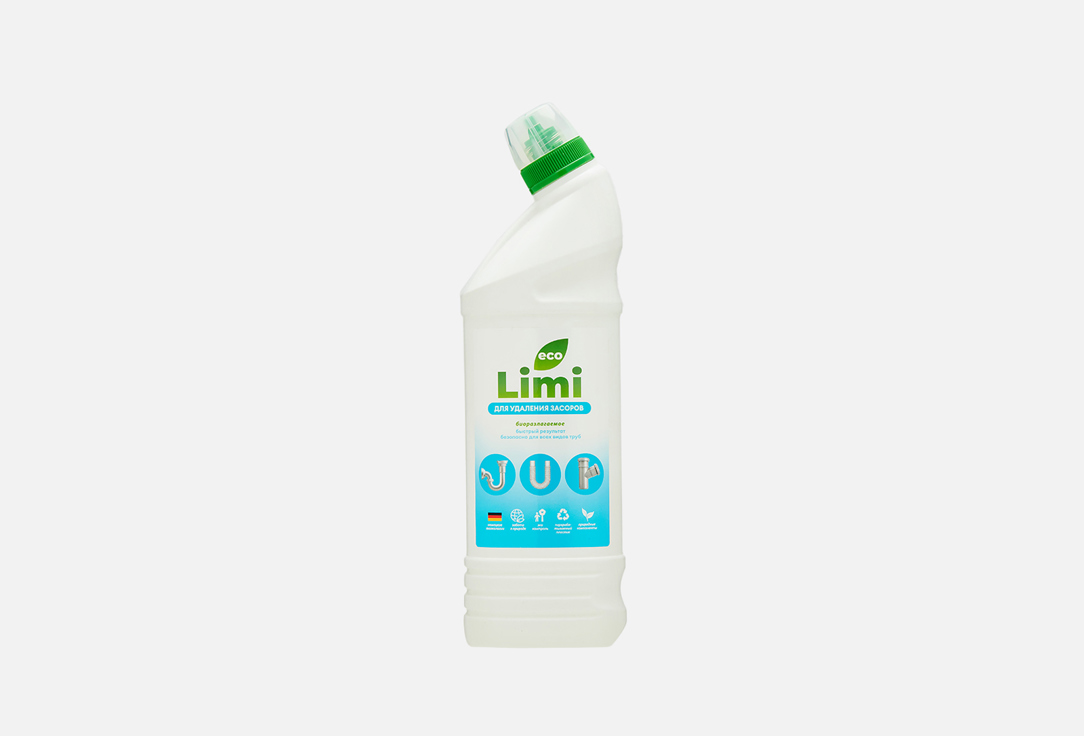 чистящее средство LIMI Для удаления засоров 750 л средство для удаления засоров deboucher 1 л