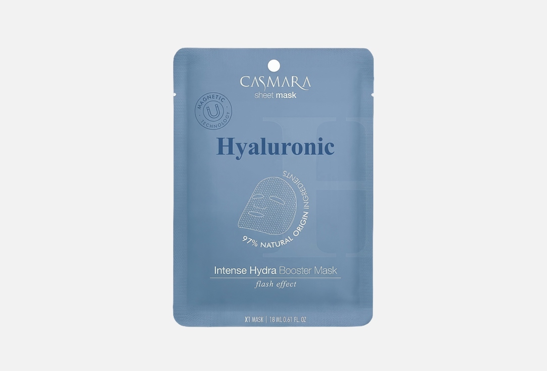 

Магнитная тканевая маска для лица CASMARA, Intense Hydra Booster Mask 18 мл