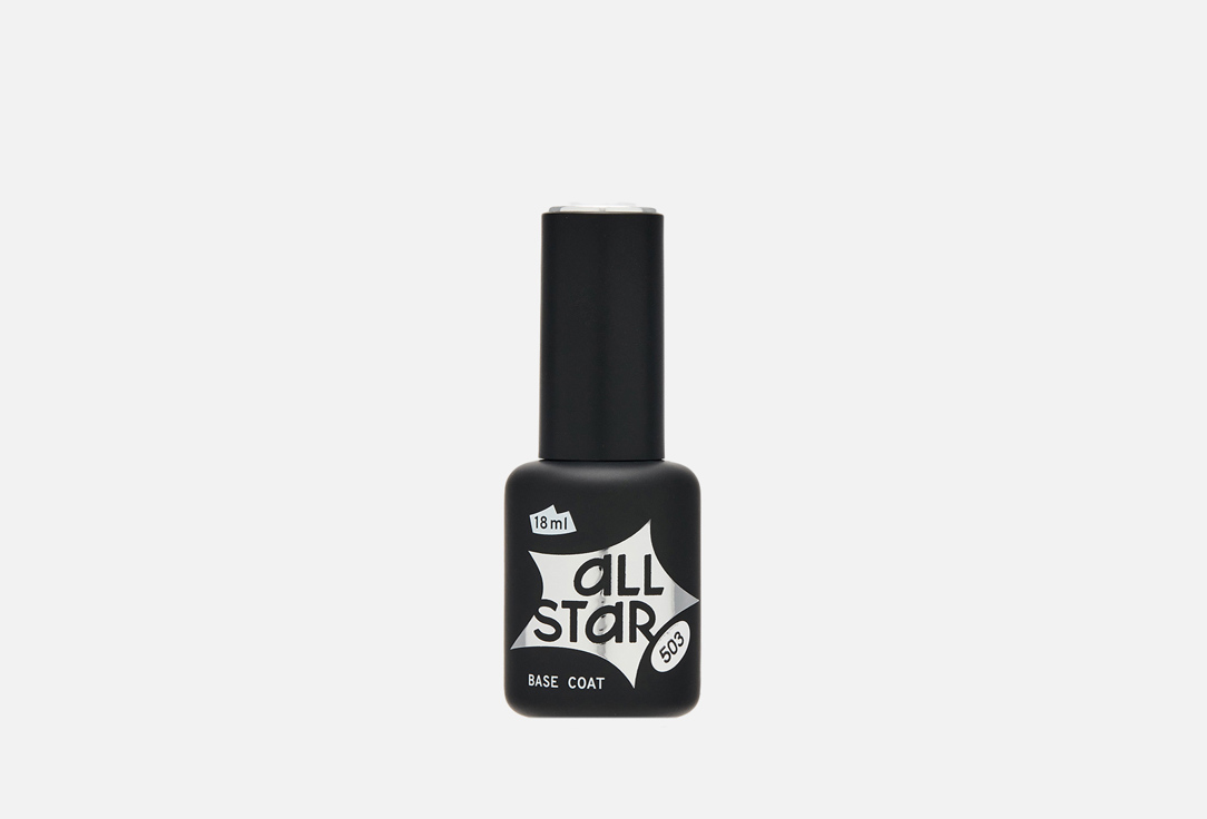 

Каучуковая база для ногтей ALL STAR, Прозрачный, BASE COAT strong 18 мл