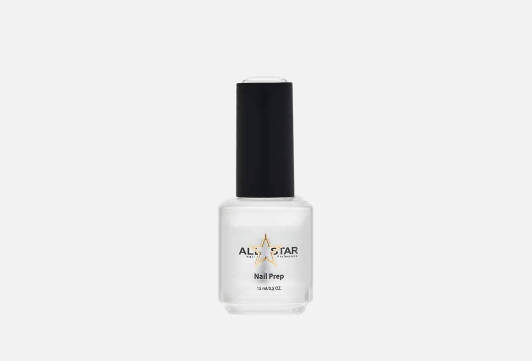 

Обезжириватель для ногтей антибактериальный ALL STAR, Прозрачный, Nail Prep 15 г