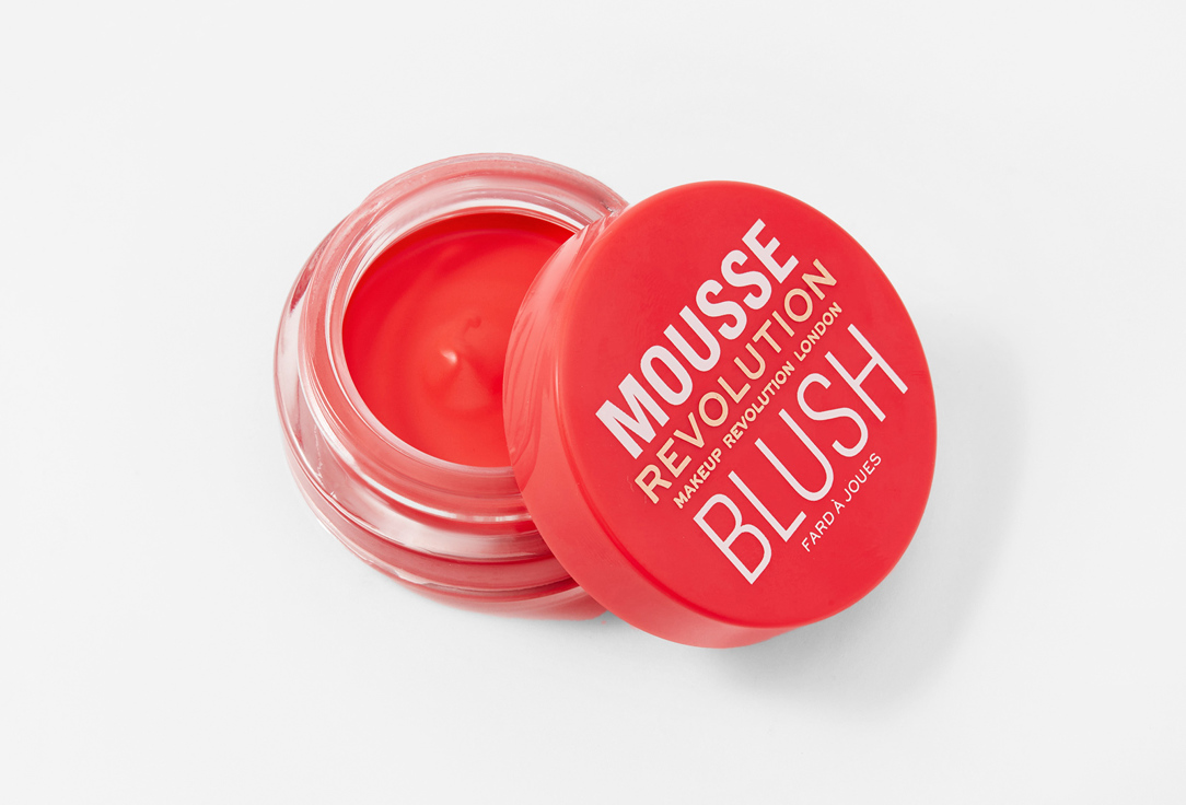 Кремовые румяна для лица MakeUp Revolution MOUSSE BLUSH Grapefruit coral