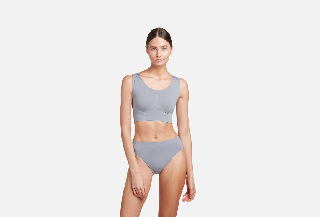 Изображение товара топ на широких бретелях MY T2659 SHAPER SPALLA LARGA steel