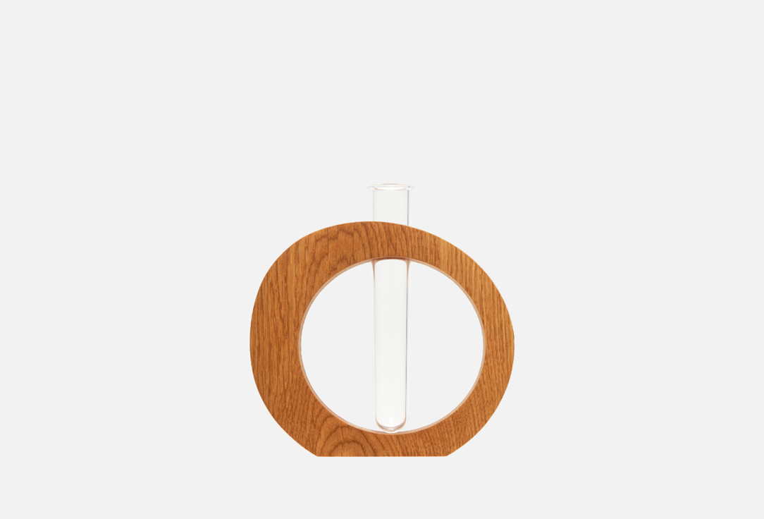 

Ваза с колбой LOFTYWOOD, Коричневый, Круг 1 шт