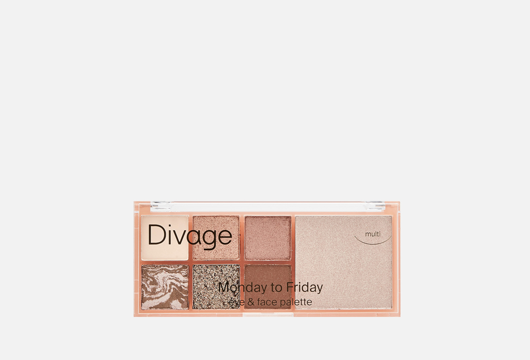 Изображение товара Мультифункциональная палетка для лиц Divage Monday to Friday