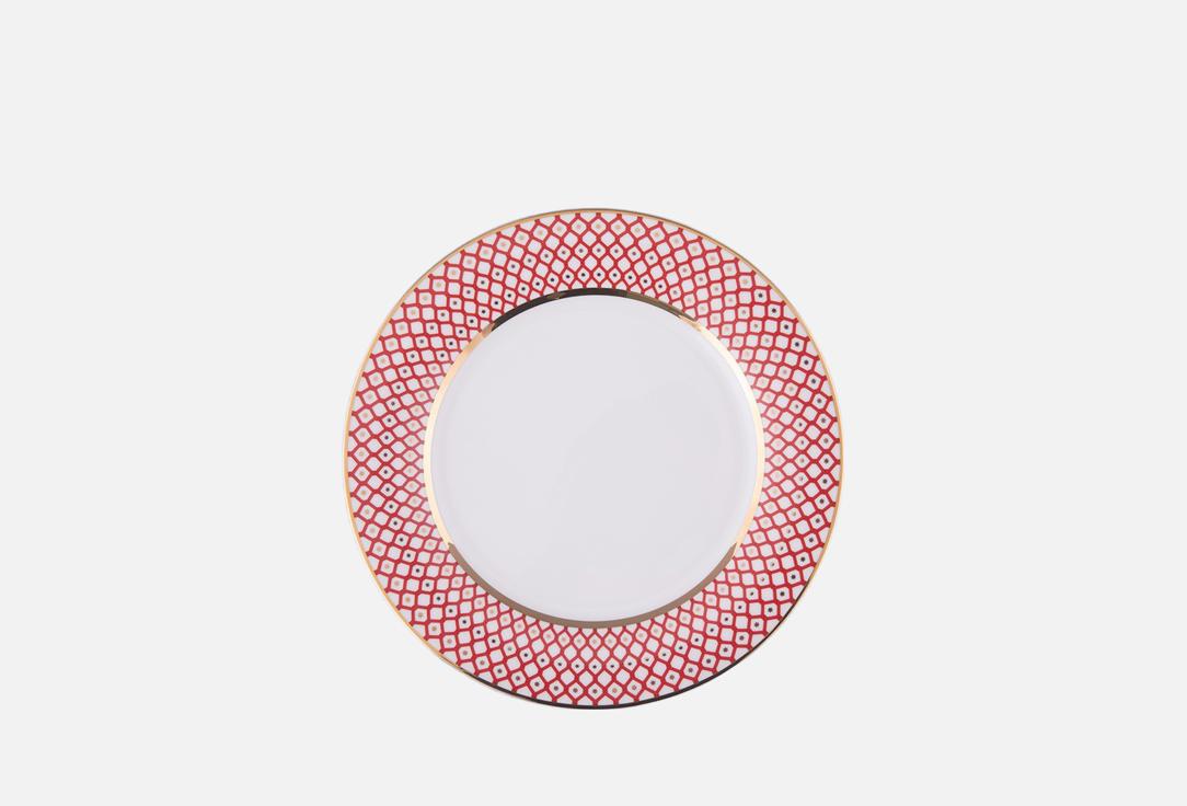 

Тарелка плоская 27 см ИМПЕРАТОРСКИЙ ФАРФОРОВЫЙ ЗАВОД, Красный, Скарлетт 27 см