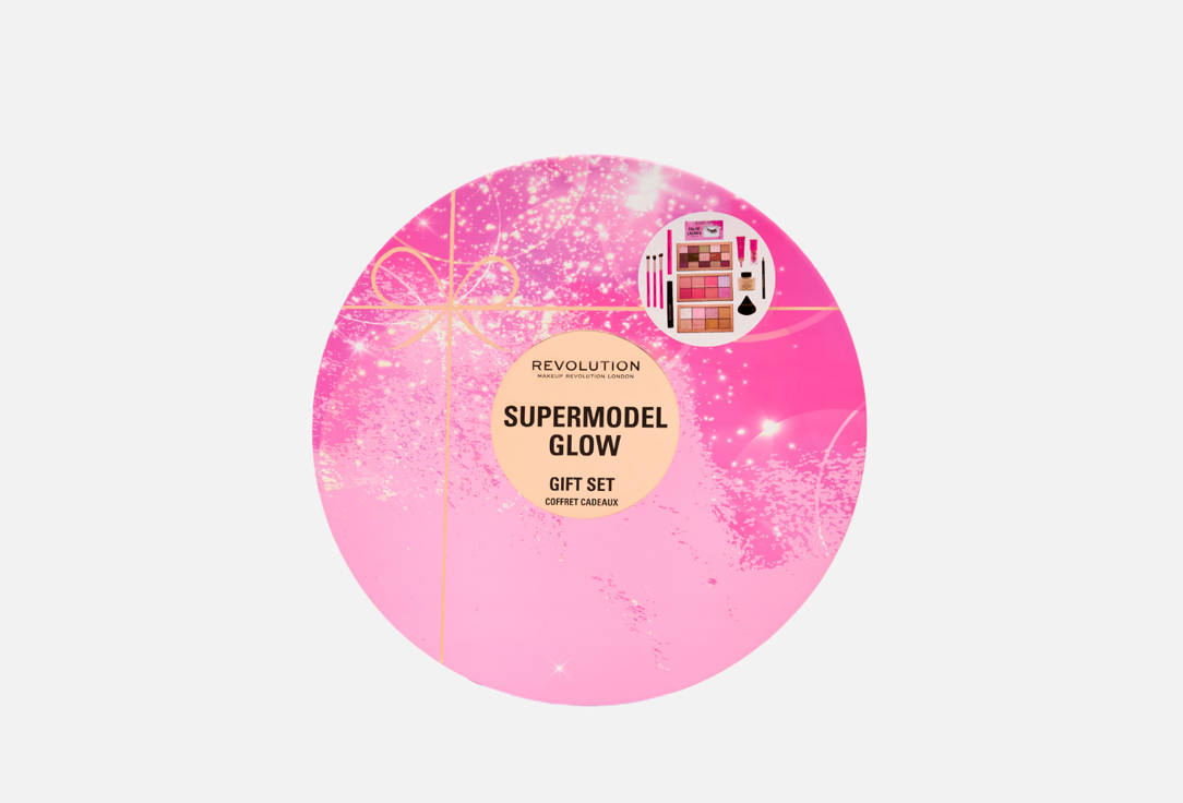 Подарочный набор MAKEUP REVOLUTION Supermodel Glow Gift Set 14 шт