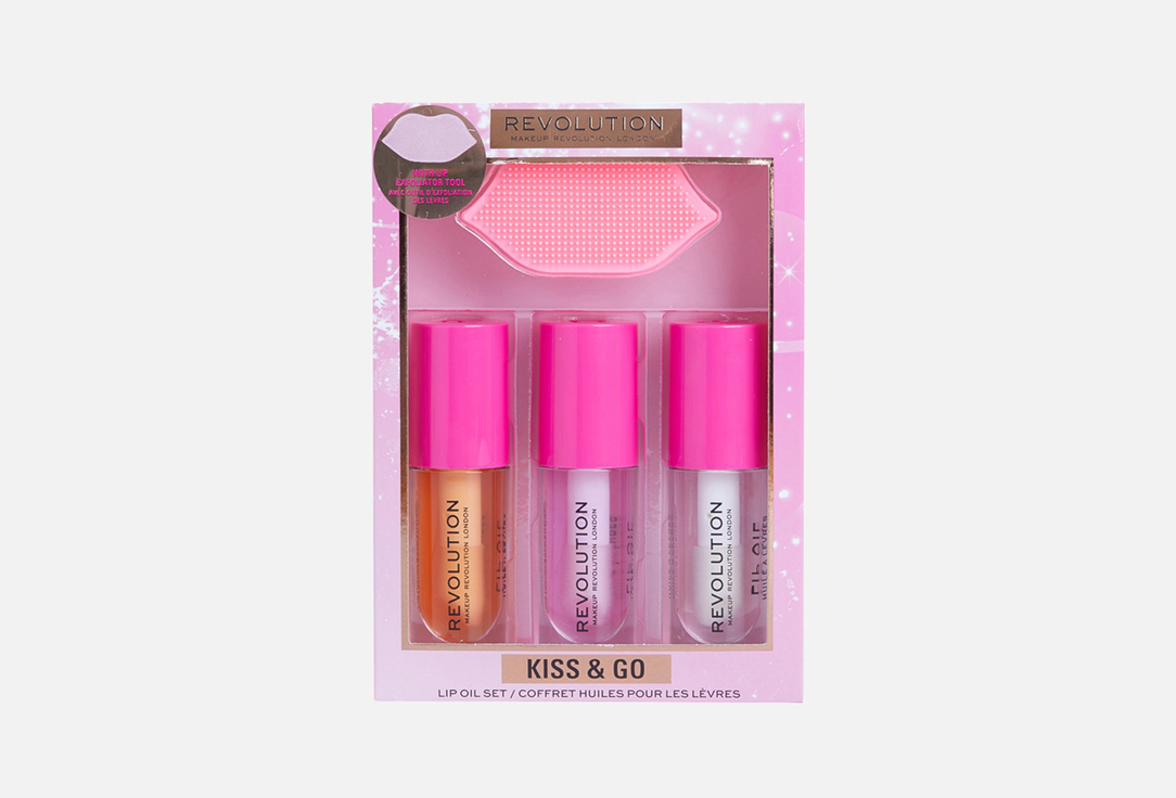 Изображение товара Подарочный набор MakeUp Revolution Kiss & Go Lip Oil Set