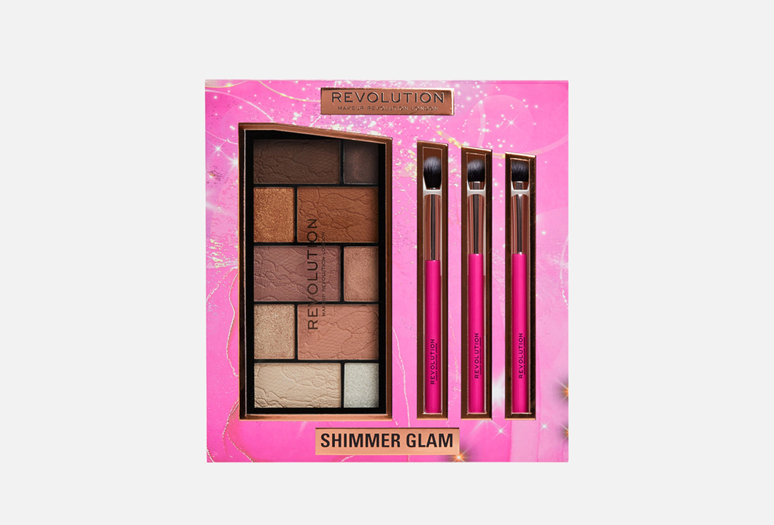 Подарочный набор MAKEUP REVOLUTION Shimmer Glam