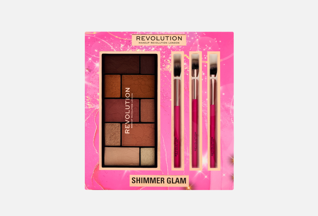 Изображение товара Подарочный набор MakeUp Revolution Shimmer Glam