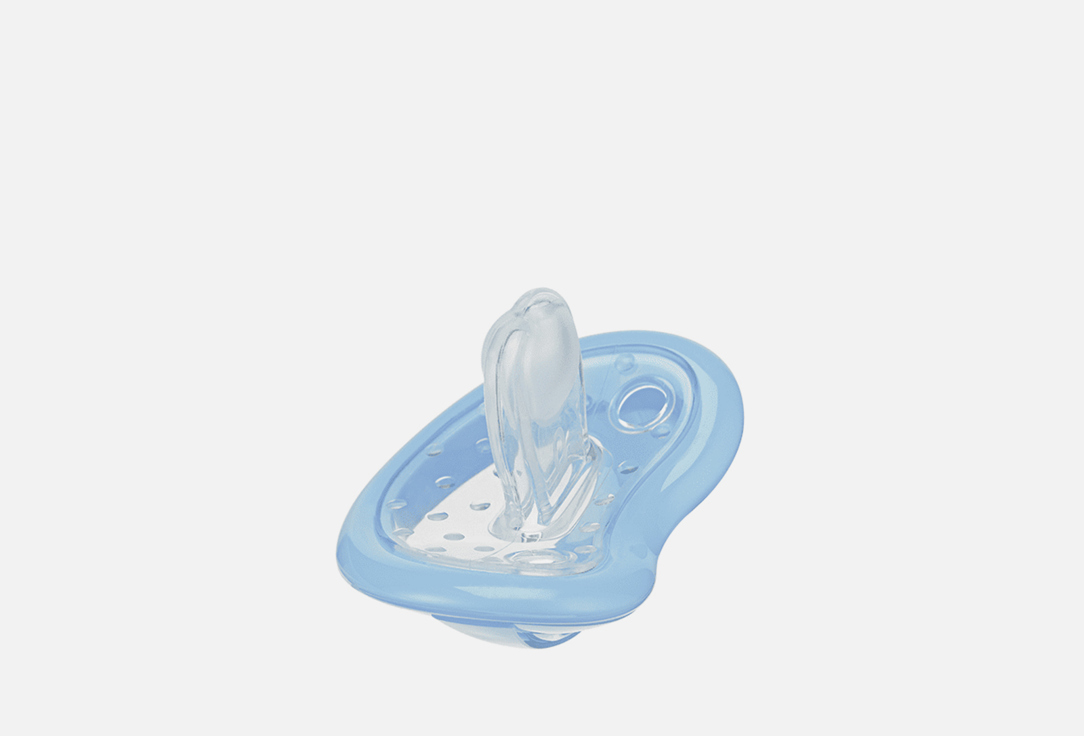 

Cоска-пустышка CURAPROX, Голубая, размер 0 (3-7кг, 0 -7 мес) 1 шт