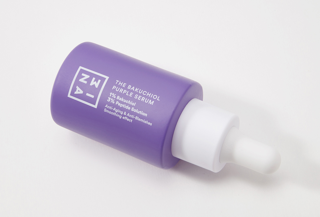 Сыворотка для лица 3INA The bakuchiol purple serum 