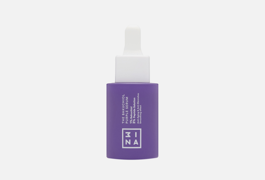 Сыворотка для лица 3INA The bakuchiol purple serum 30 мл