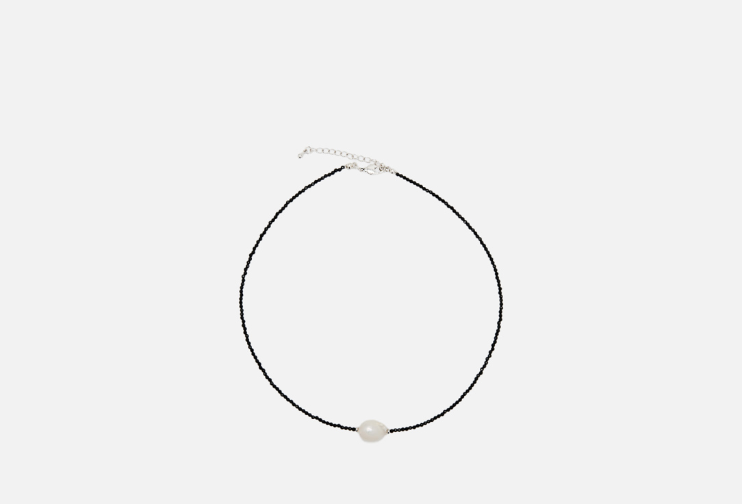 Изображение товара Чокер из черной шпинели My Lure с барочной жемчужиной