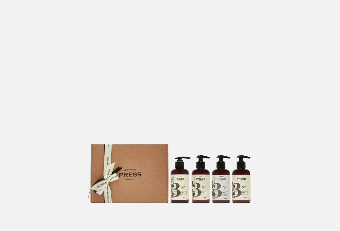 Подарочный набор парфюмированный PRESS GURWITZ PERFUMERIE Set №3 4 шт подарочный набор шкатулка 3