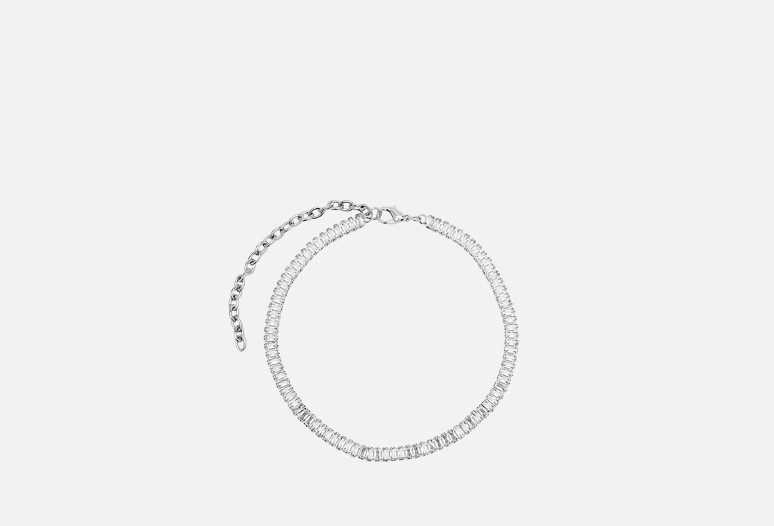 Изображение товара Чокер Attribute Shop Дорожка из цирконов серебристый