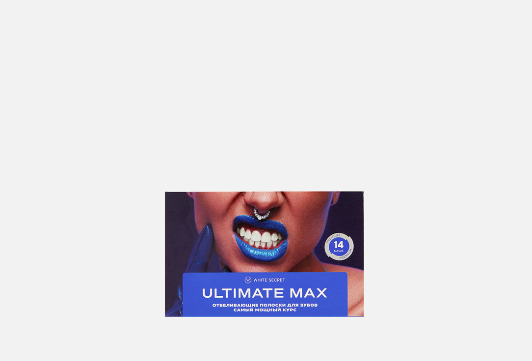 Изображение товара Отбеливающие полоски White Secret Ultimate Max для дома 4-10 тонов отбеливания