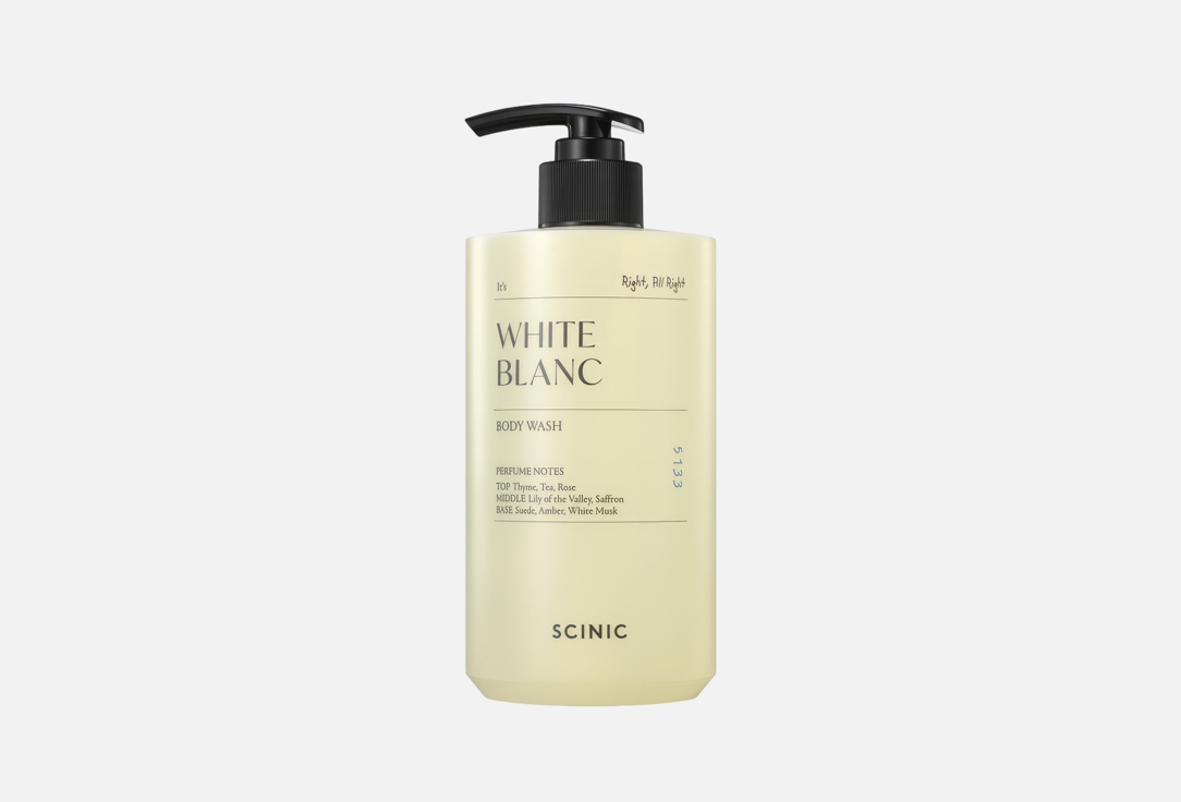 SCINIC Парфюмированный гель для душа White Blanc