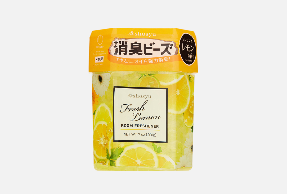 Дезодорант для помещения KOKUBO С ароматом свежего лимона 200 мл поглотитель неприятных запахов kokubo для общего отделения холодильника с древесным углем 150 г