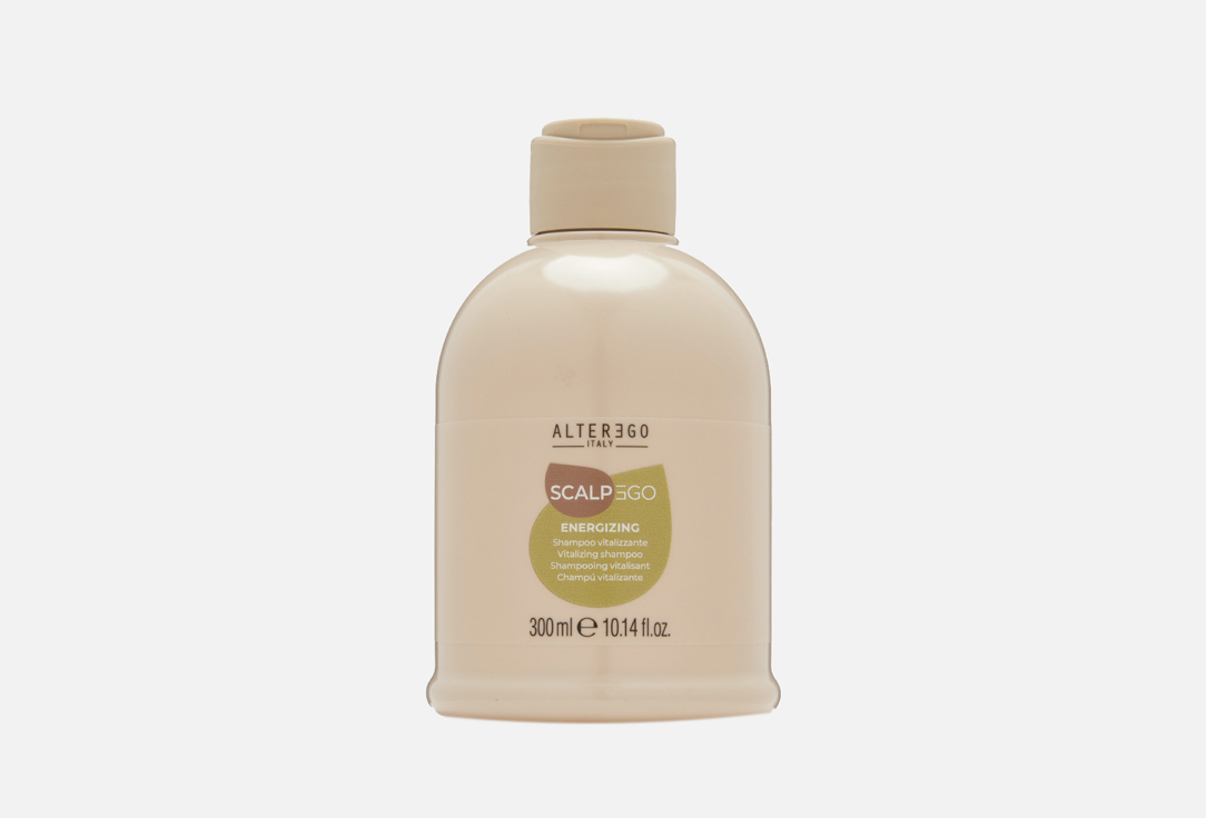 Энергетический Шампунь для волос ALTEREGO ITALY Scalpego Energizing 300 мл kezy шампунь укрепляющий для светлых и обесцвеченных волос energizing shampoo 300мл