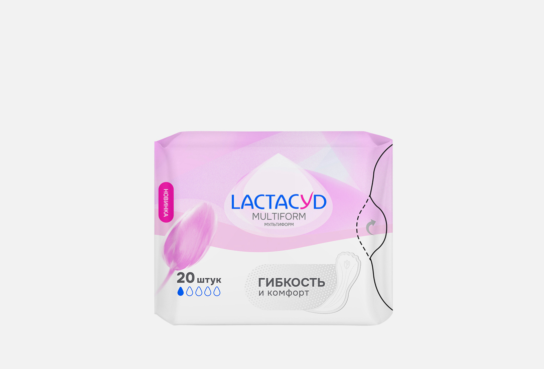 Lactacyd Гигиеническая продукция Multiform Liner 20 шт — купить в Москве