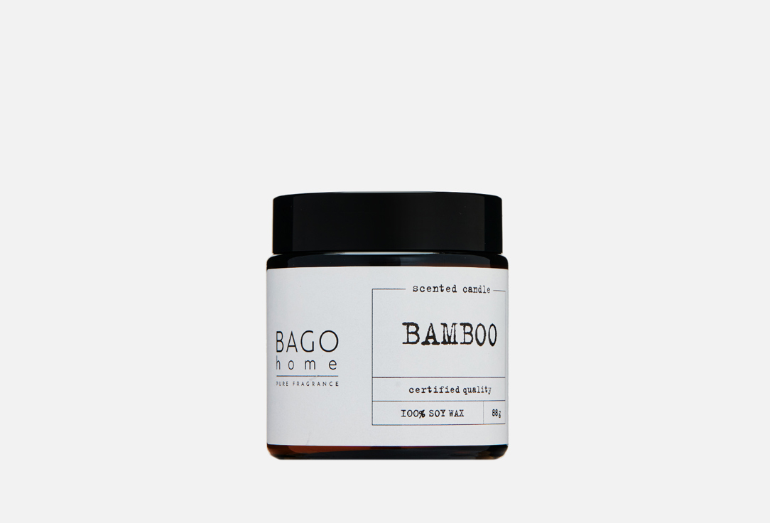 цена Свеча ароматическая BAGO HOME Bamboo 88 г