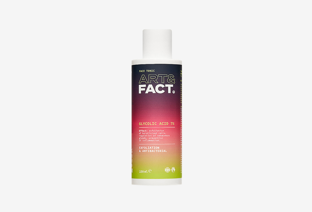 Изображение товара Тоник-эксфолиант для жирной кожи Glycolic Acid 7% ART & FACT 150 мл