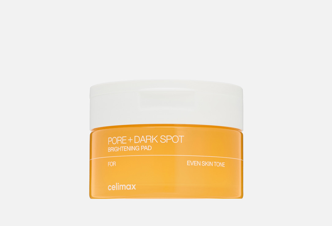

Диски для выравнивания тона кожи CELIMAX, Pore+dark spot brightening pad 40 шт