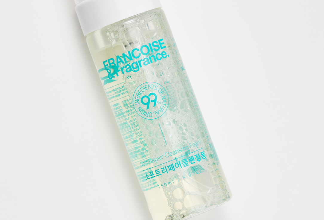 Мягкая очищающая пенка для лица FRANCOISE&Fragrance. Soft repair cleansing foam 