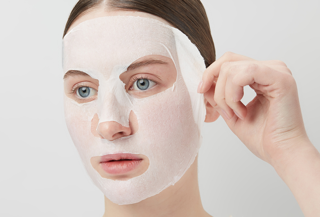 Тканевая маска для глянцевого сияния кожи FOR ME by gold apple Vit e+proteins 