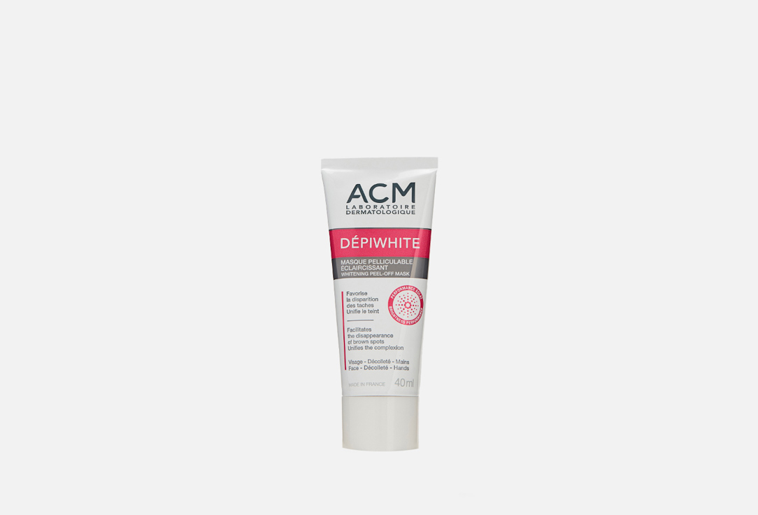 

Маска отбеливающая для лица ACM LABORATOIRE DERMATOLOGIQUE, Depiwhite peel-off mask 40 мл