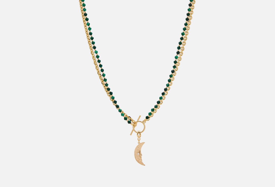 Изображение товара Колье-Трансформер MORZA Малахит золотистый