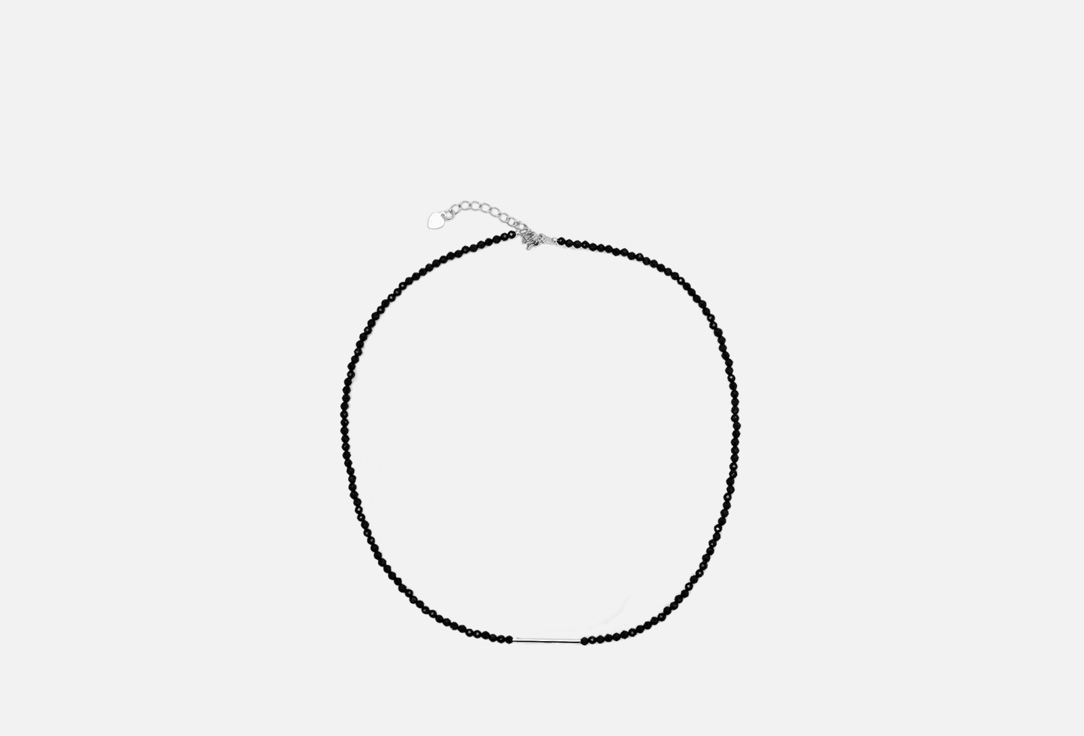 Изображение товара Колье со вставкой из шпинели MORZA палочка серебристое