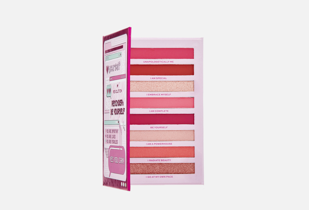 Изображение товара ПАЛЕТКА ТЕНЕЙ ДЛЯ ВЕК I Heart Revolution Affirmation Book Palette