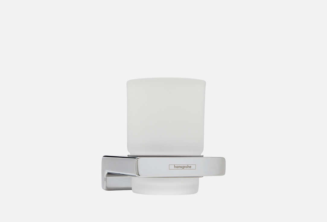 Изображение товара Стакан для зубных щеток Hansgrohe AddStoris хром настенный монтаж